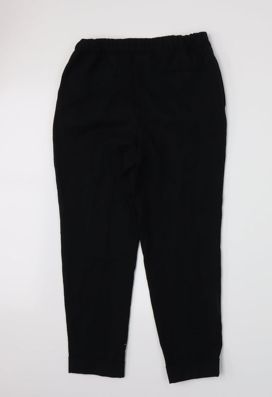 Marks and Spencer Womens Black   Trousers  Size 8 L24 in