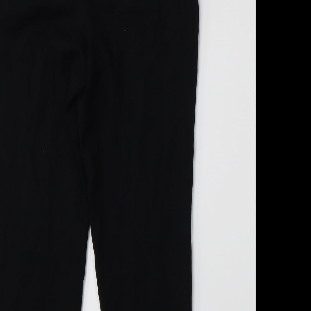Marks and Spencer Womens Black   Trousers  Size 8 L24 in