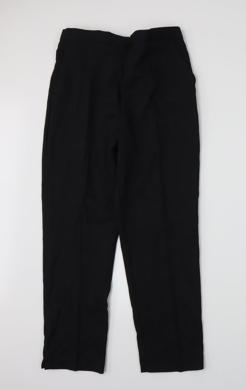 Preworn Womens Black   Trousers  Size 16 L27 in