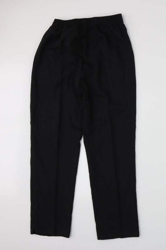 Preworn Womens Black   Trousers  Size 16 L27 in