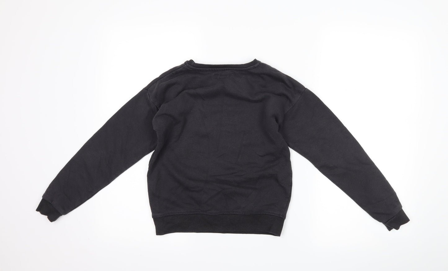 Primark Girls Grey   Pullover Sweatshirt Size 9-10 Years  - slogan