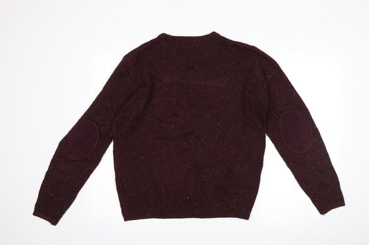 Cedar Wood State Mens Purple   Pullover Jumper Size M