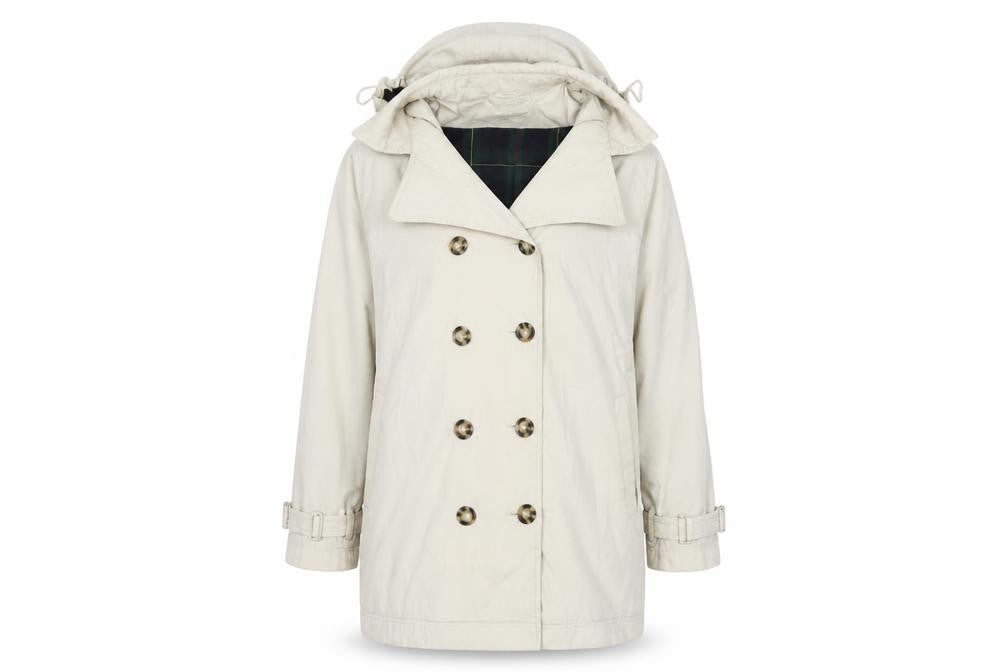 sea harbour Womens Beige   Overcoat Coat Size XS