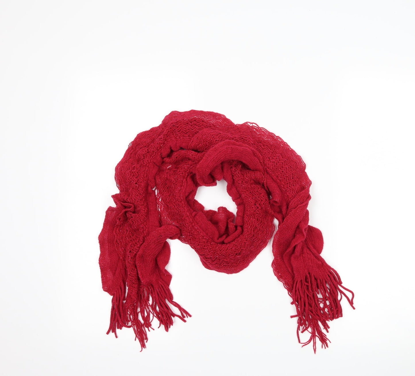 Preworn Womens Pink    Scarf