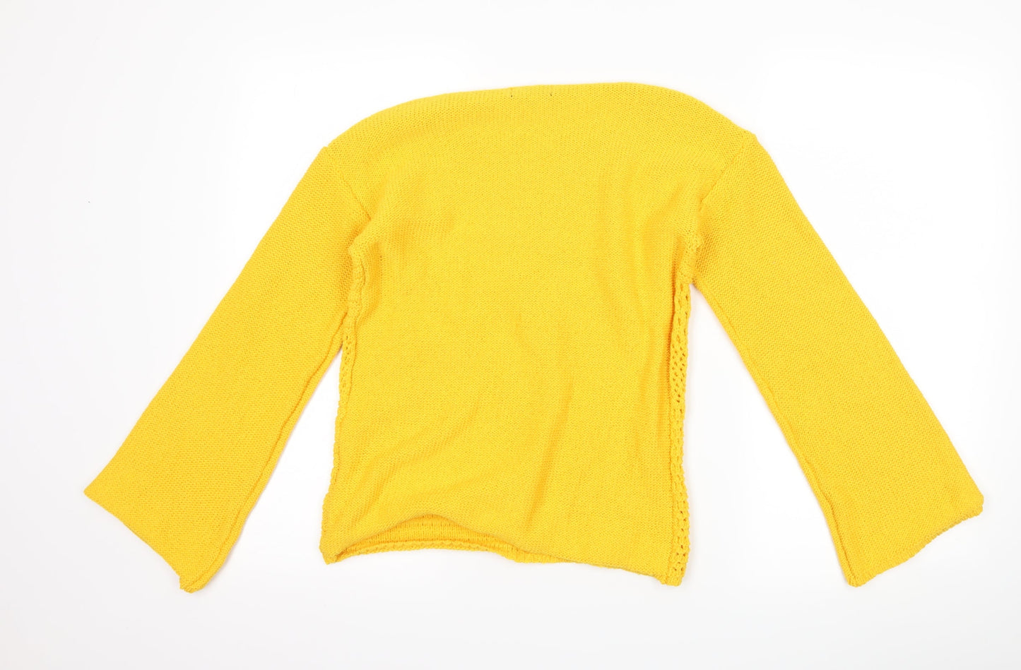Papaya Womens Yellow   Pullover Jumper Size S