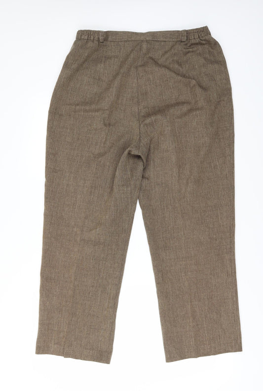 Berkertex Womens Brown   Trousers  Size 16 L26 in