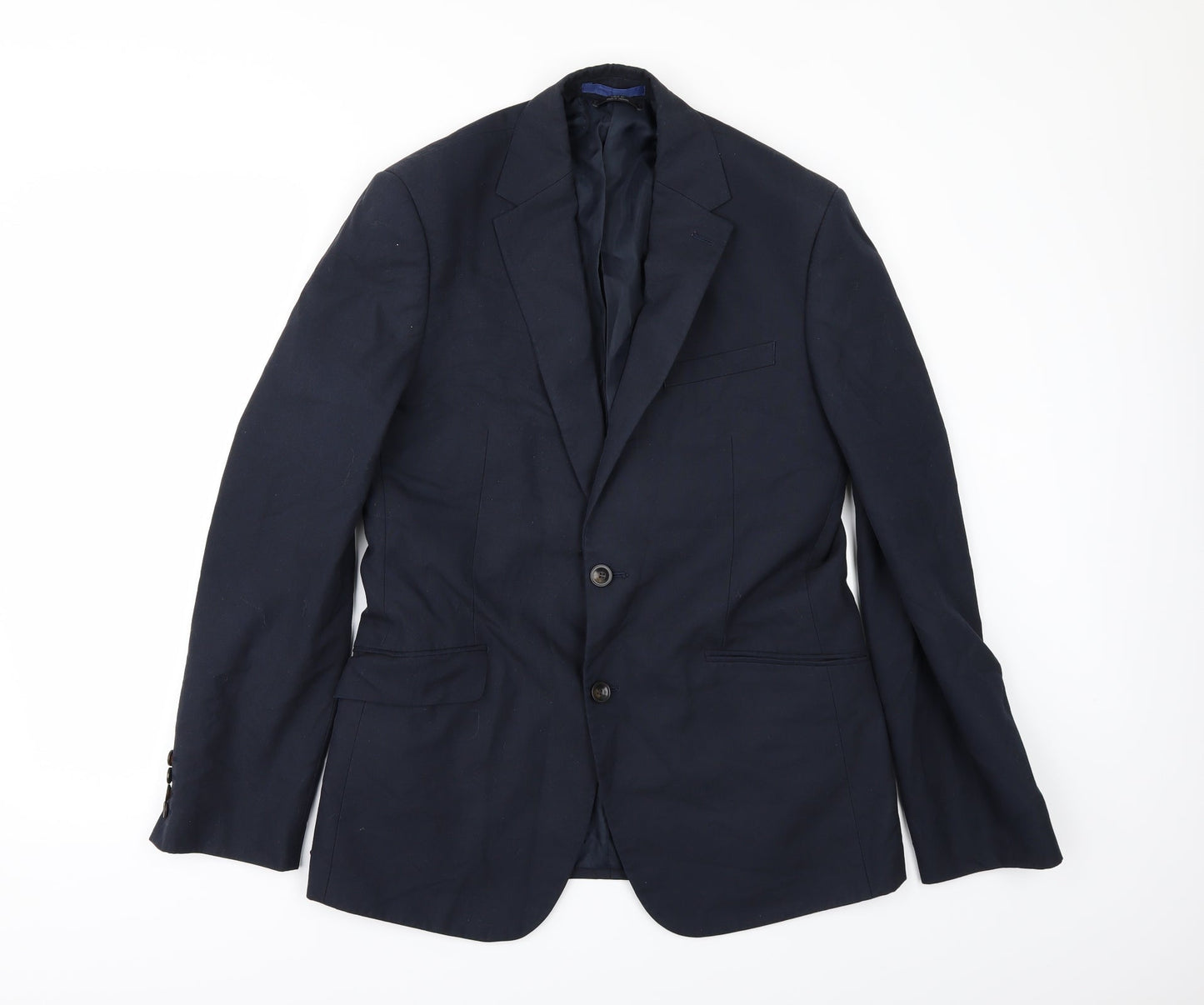 Marks and Spencer Mens Blue   Jacket Suit Jacket Size 38