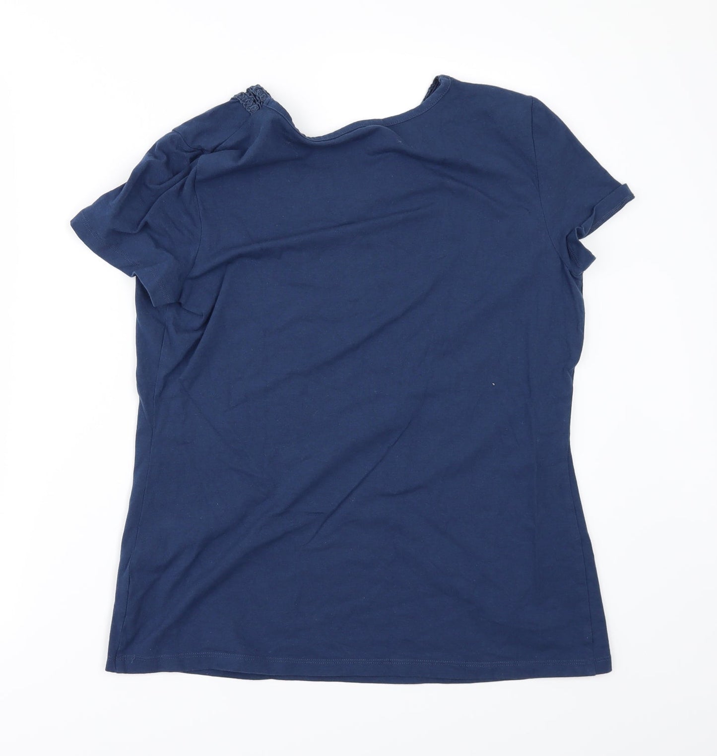 Charter Club Womens Blue   Basic T-Shirt Size M