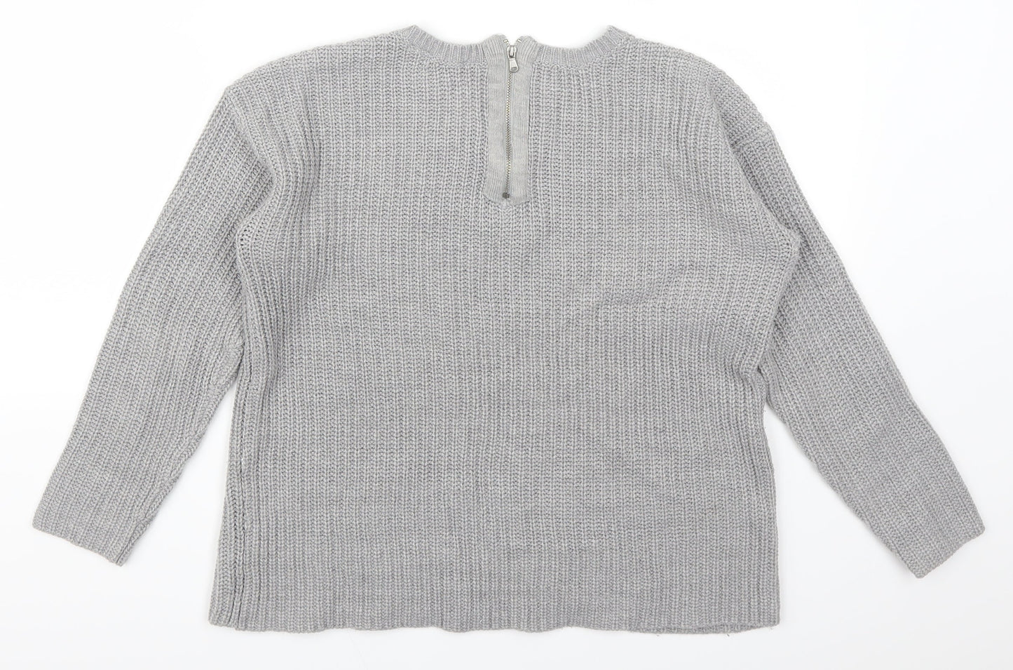 Dorothy Perkins Womens Grey   Pullover Jumper Size 10