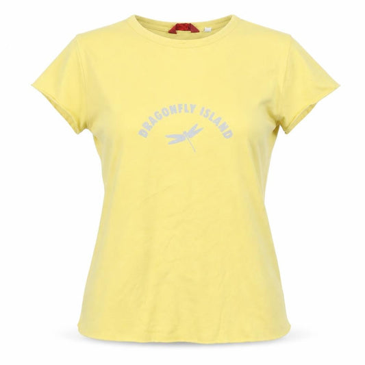 Lee Cooper Womens Yellow   Basic T-Shirt Size S  - Dragonfly Island