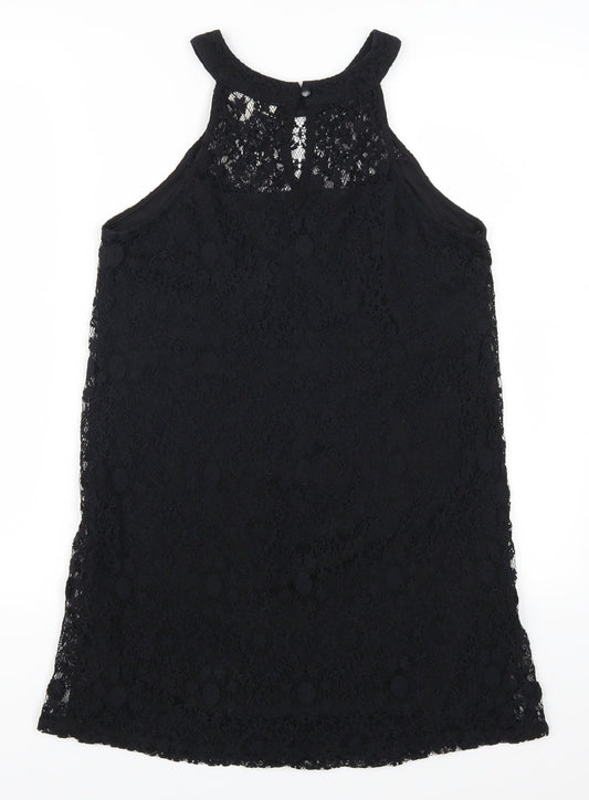 Monteau Womens Black  Lace Mini  Size S