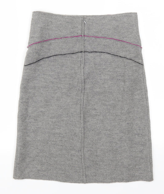 Preworn Womens Grey   Straight & Pencil Skirt Size 29 in