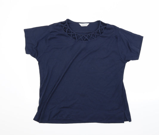 Instyle Womens Blue   Basic T-Shirt Size M