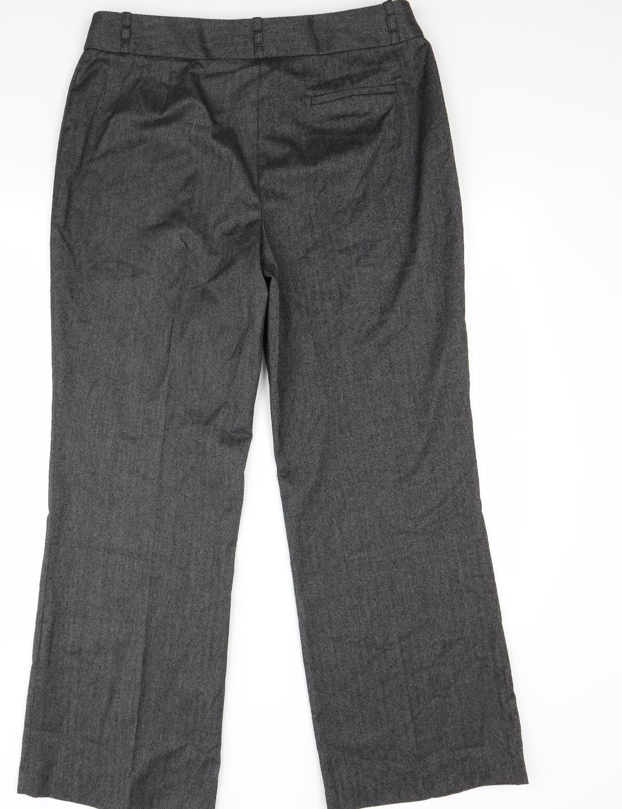 Marks and Spencer Womens Grey   Trousers  Size 16 L28 in