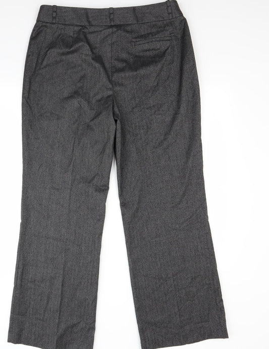 Marks and Spencer Womens Grey   Trousers  Size 16 L28 in