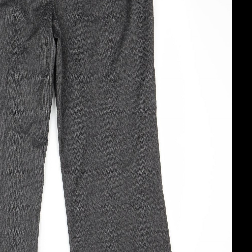 Marks and Spencer Womens Grey   Trousers  Size 16 L28 in