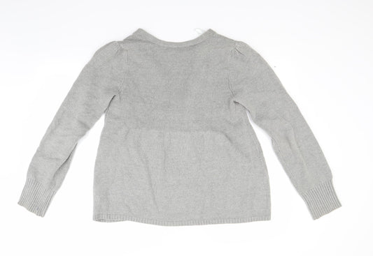 To the Max Womens Grey   Cardigan Jumper Size M
