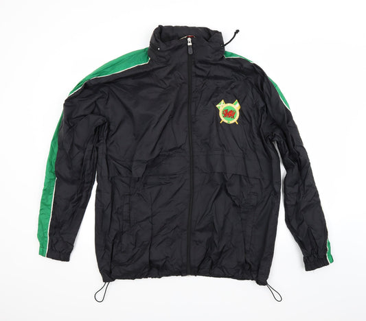 Game Gear Mens Black   Windbreaker Coat Size S