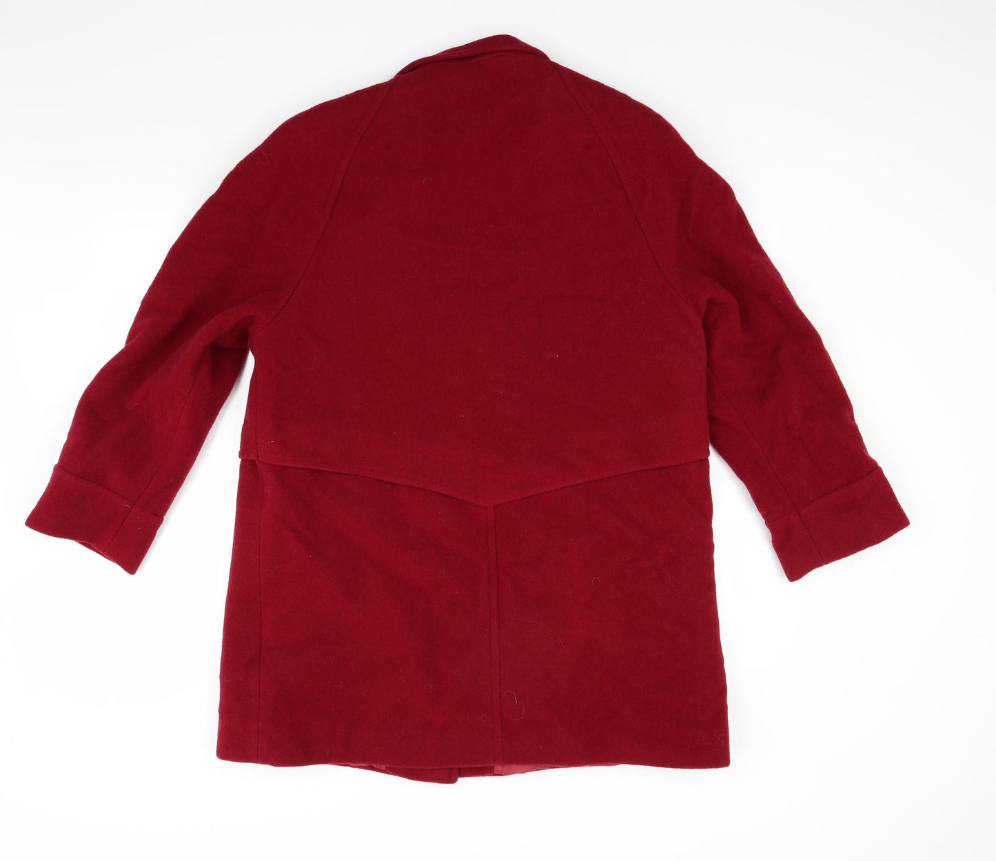 Modern Classics Womens Red   Overcoat Coat Size 16