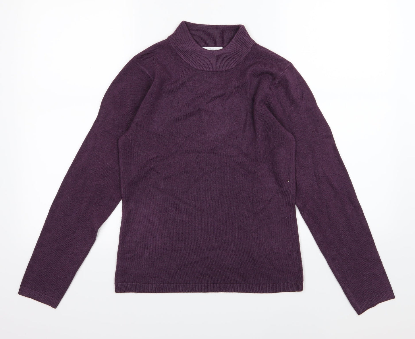 Matalan Womens Purple  Knit Pullover Jumper Size 10