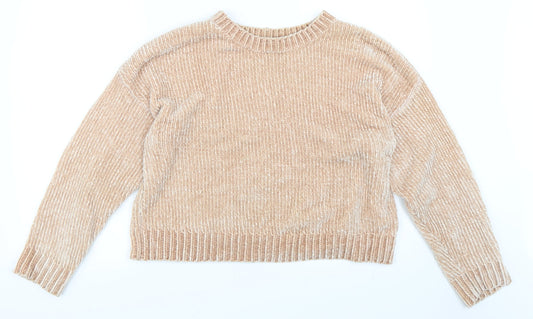 New Look Womens Beige   Pullover Jumper Size L