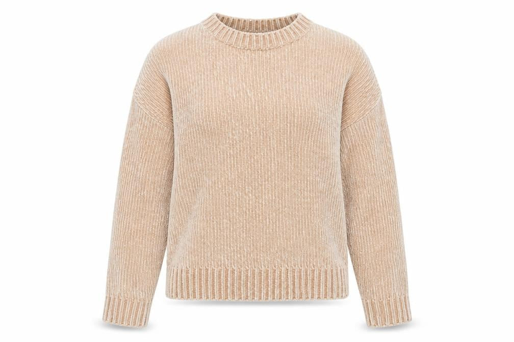 Front view of New Look women’s beige jumper, size L