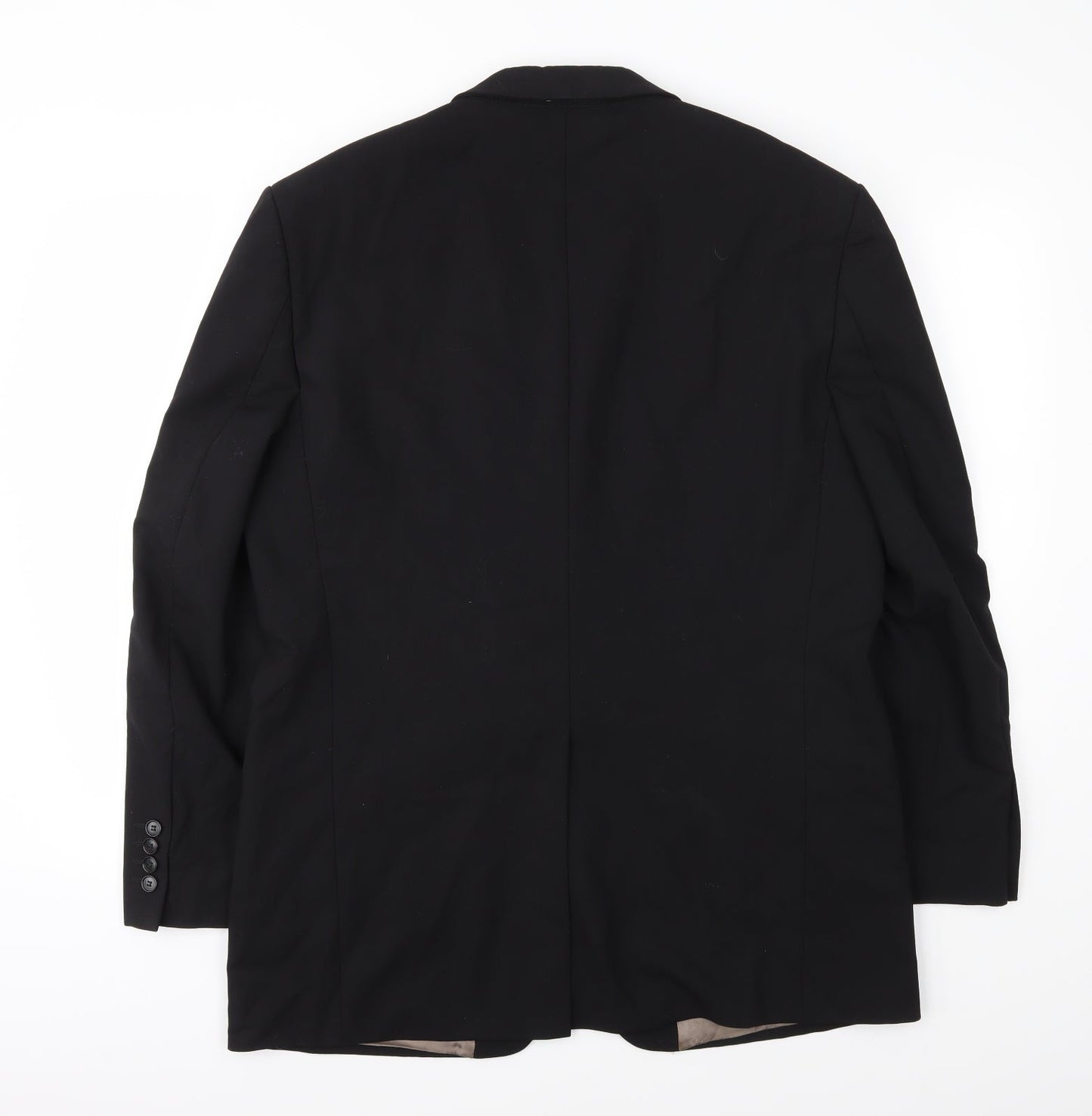 Preworn Mens Black   Jacket Suit Jacket Size 42