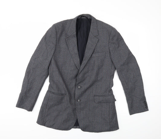 Preworn Mens Grey   Jacket Suit Jacket Size 38