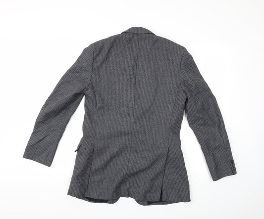 Preworn Mens Grey   Jacket Suit Jacket Size 38