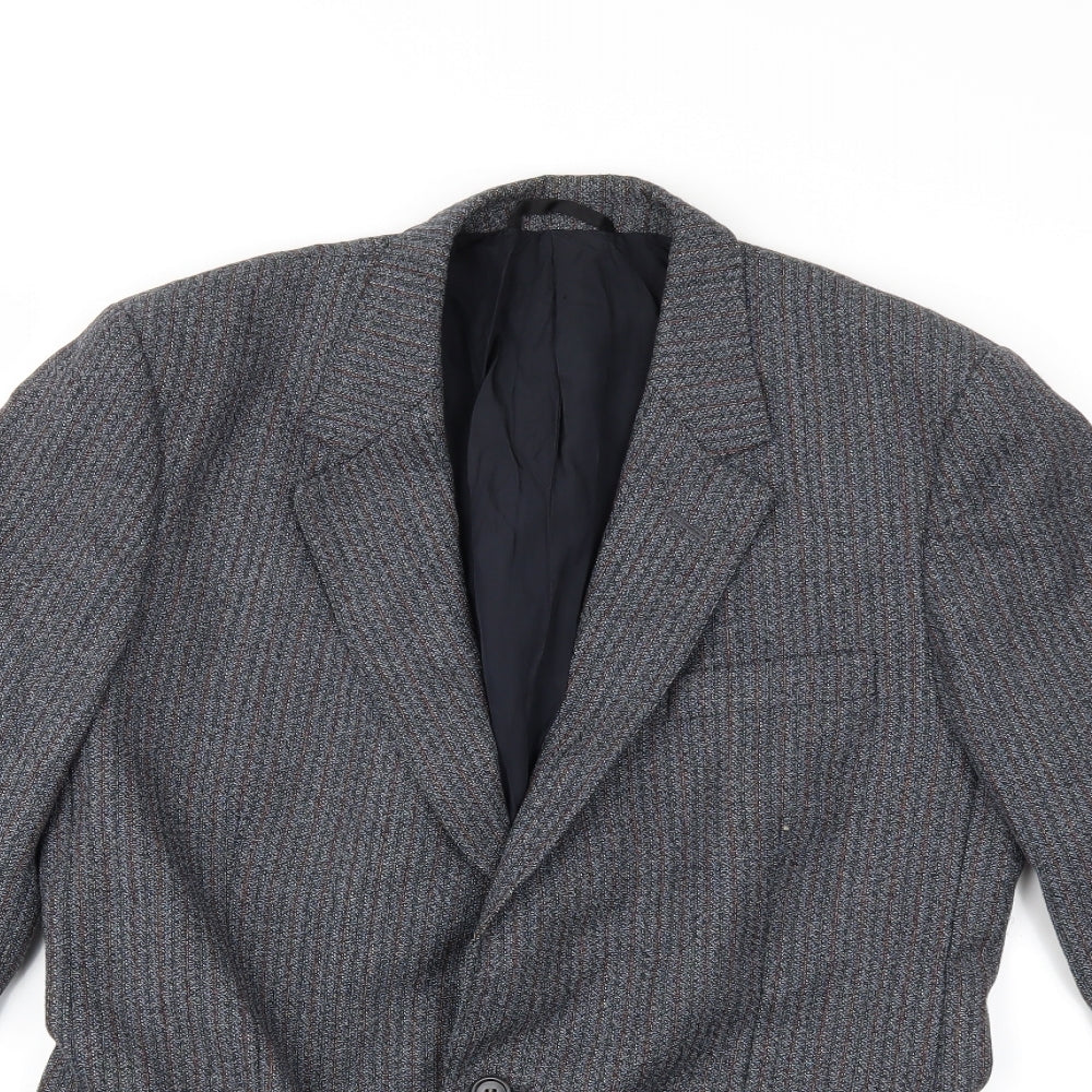 Preworn Mens Grey   Jacket Suit Jacket Size 38