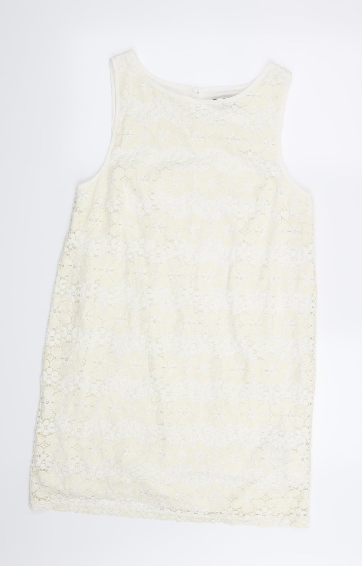 New Look Womens Beige Floral  Sheath  Size 14
