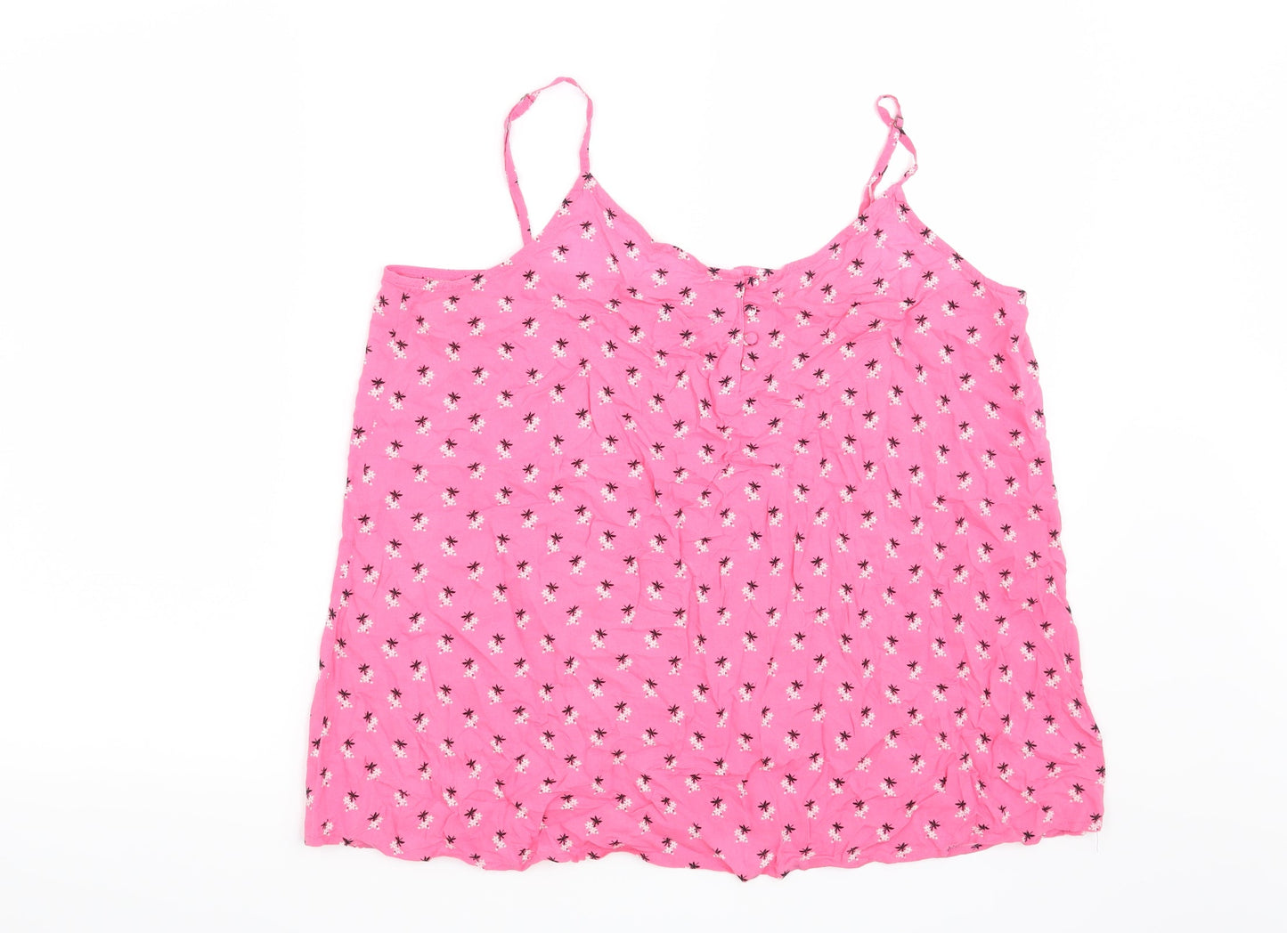 Gap Womens Pink Floral  Basic Blouse Size M
