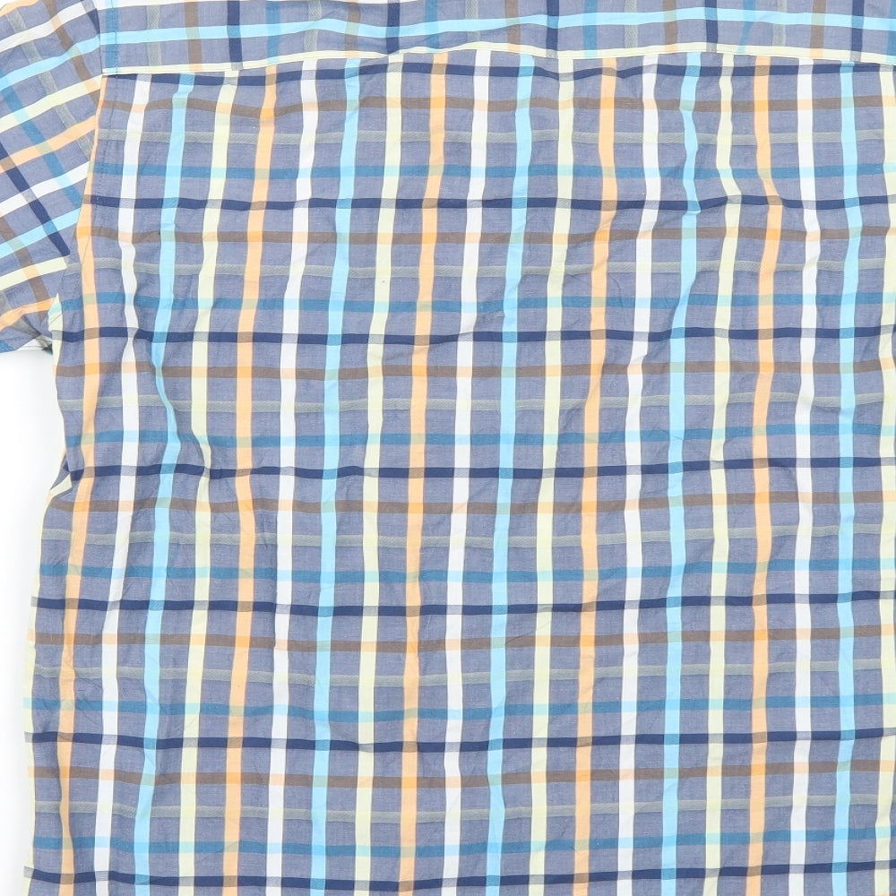 Marks and Spencer Mens Blue    Button-Up Size S