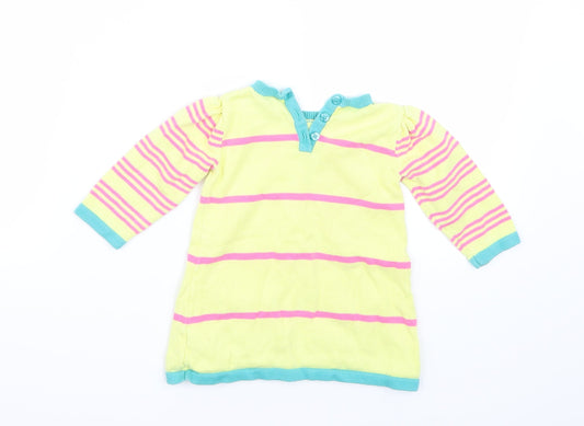 George Girls Yellow   A-Line  Size 6-9 Months