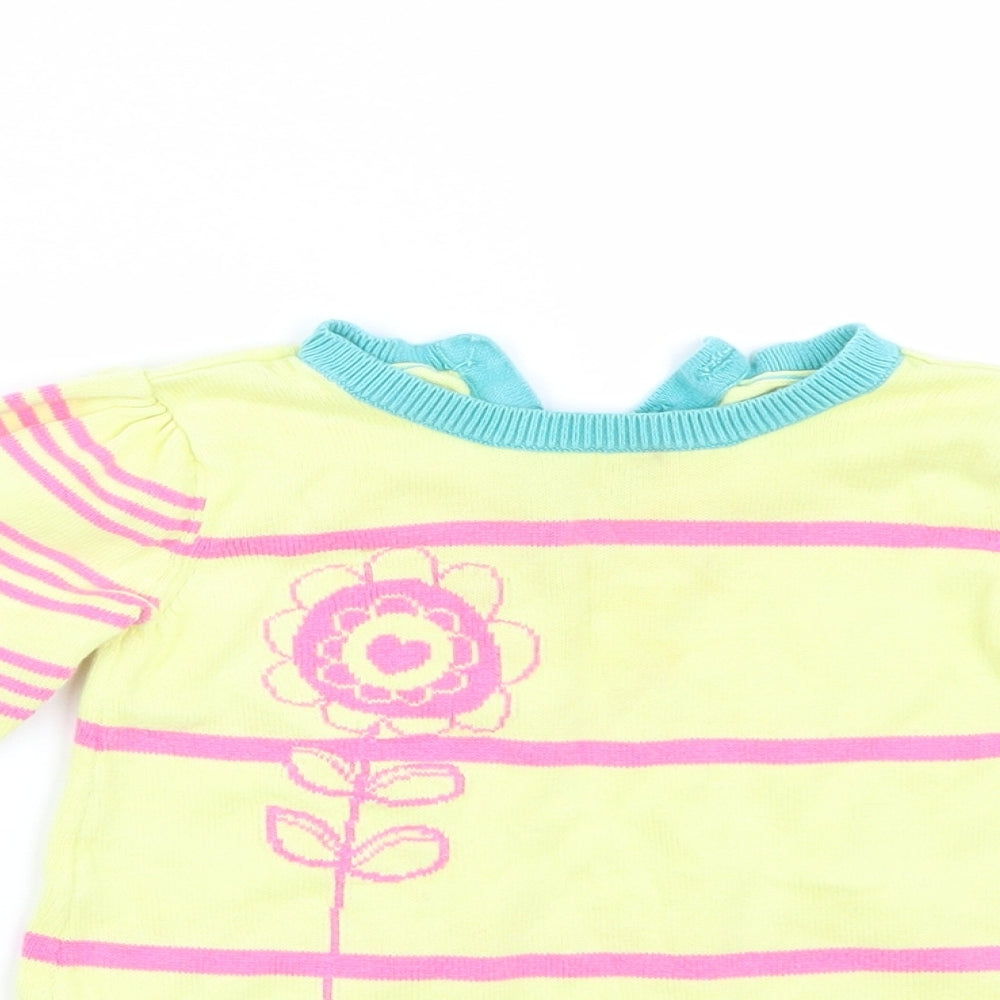 George Girls Yellow   A-Line  Size 6-9 Months