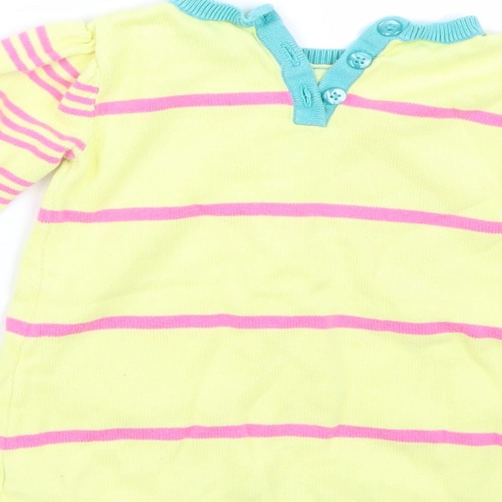 George Girls Yellow   A-Line  Size 6-9 Months