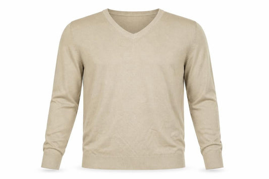 Cedar Wood State Mens Beige  Knit Pullover Jumper Size S