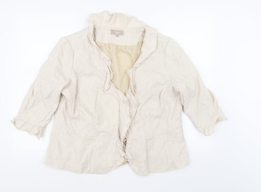 Soon Womens Beige   Jacket  Size 20