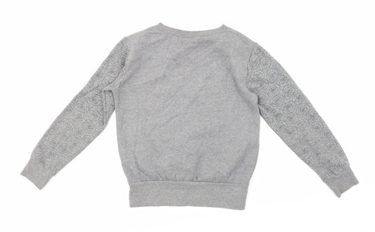 Disney Womens Grey   Pullover Sweatshirt Size XS