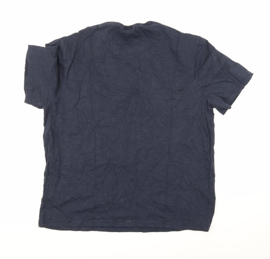 Adapt Mens Blue    T-Shirt Size L