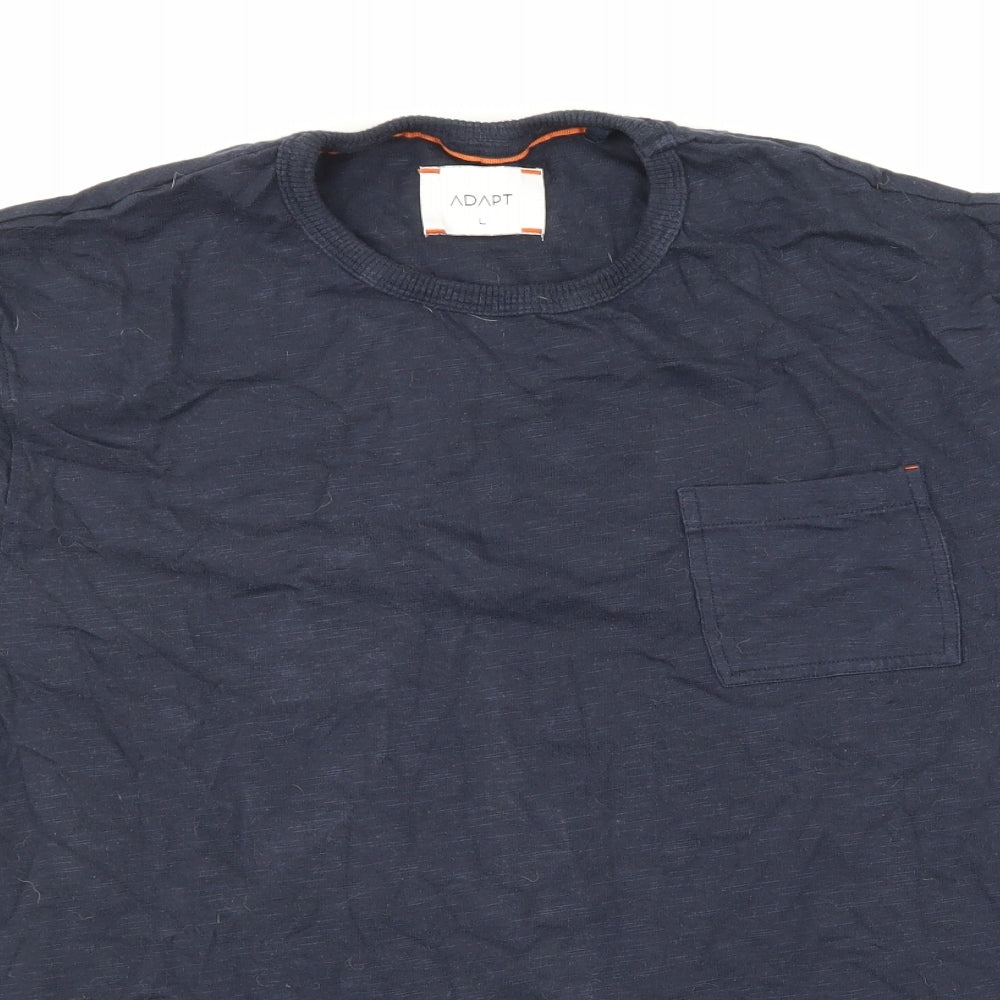 Adapt Mens Blue    T-Shirt Size L