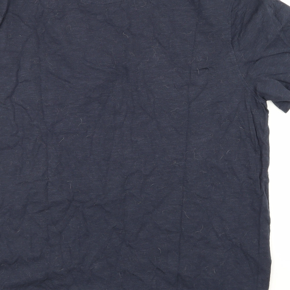Adapt Mens Blue    T-Shirt Size L