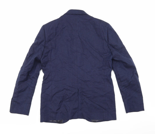 Hammond & Co Mens Blue   Jacket Suit Jacket Size 40