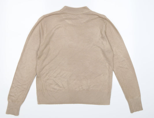 originals Womens Beige  Knit Pullover Jumper Size 14