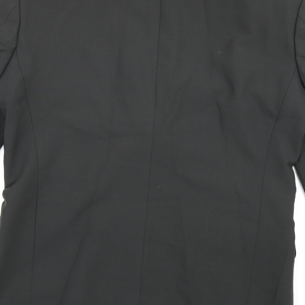Ciro Citterio Mens Grey  Rayon Jacket Suit Jacket Size 36