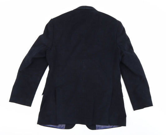 Ultimo Mens Blue   Jacket Suit Jacket Size 40