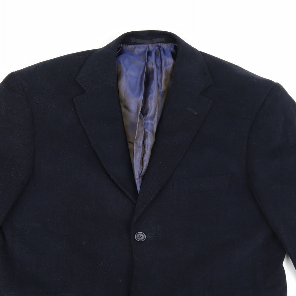 Ultimo Mens Blue   Jacket Suit Jacket Size 40