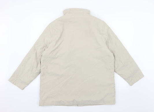 Bonmarché Womens Ivory   Overcoat Coat Size M