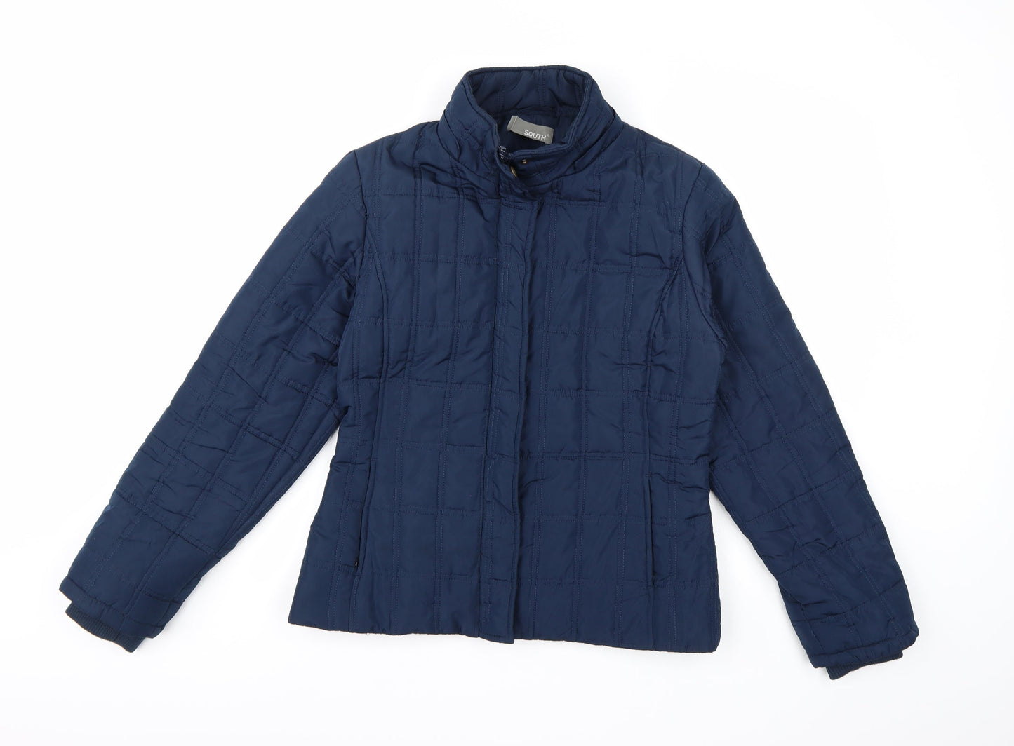 South Womens Blue   Overcoat Coat Size 10