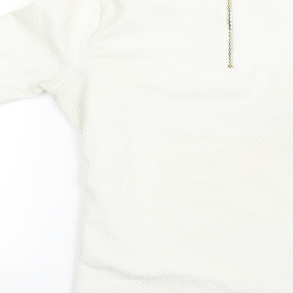 Marks and Spencer Womens Beige   Basic Polo Size 10